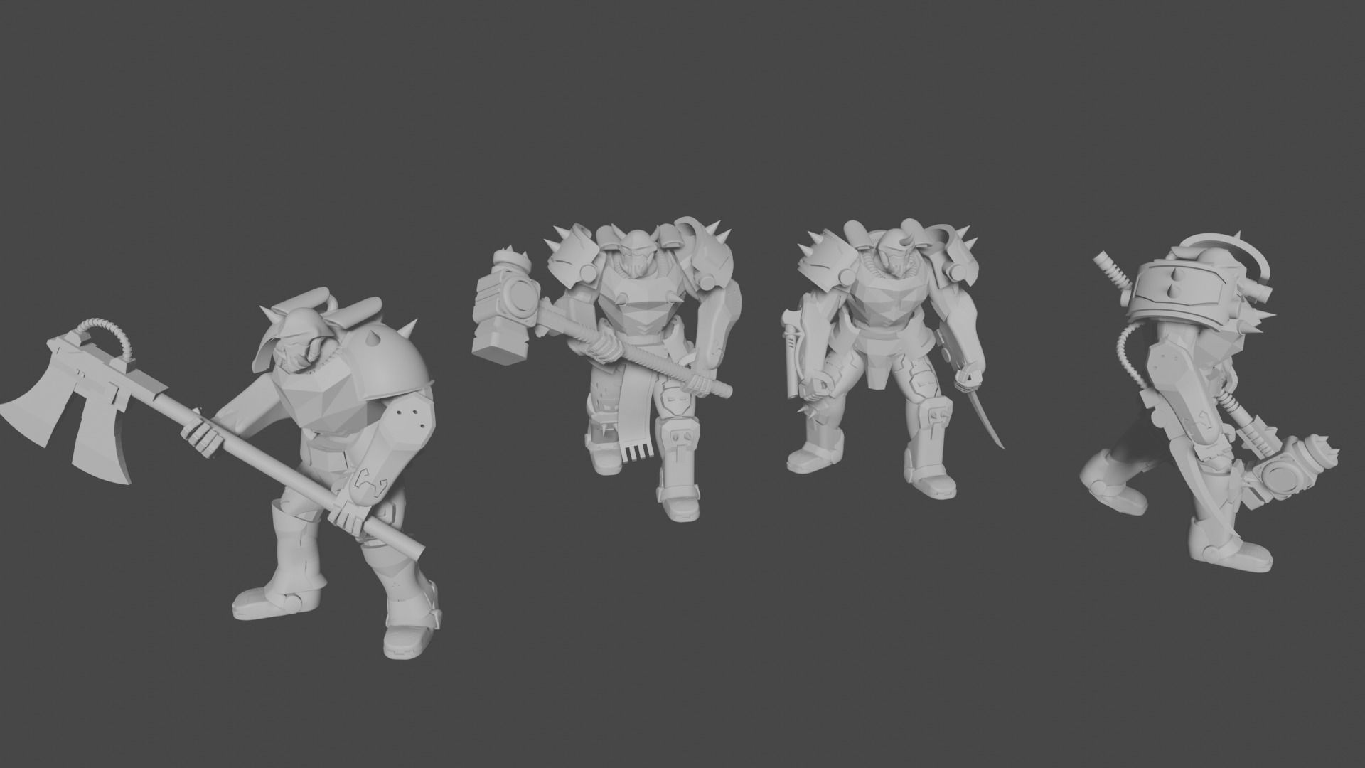 Krork two robots 3D print model_5