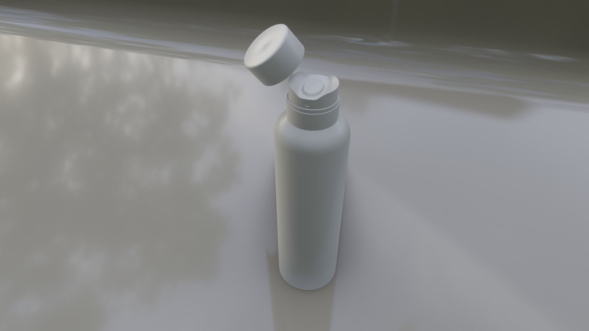 Deodorant Bottle - Game Asset for mobile with PBR textures 3D model_1