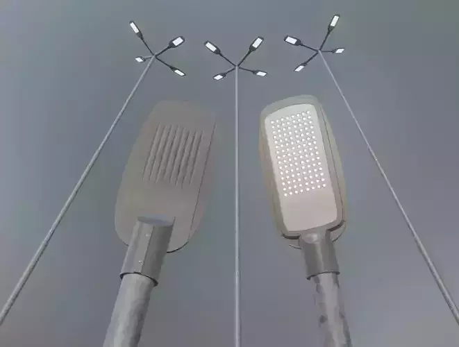 Street Light 2 Galvanized F4 M1 K0 6000 mm