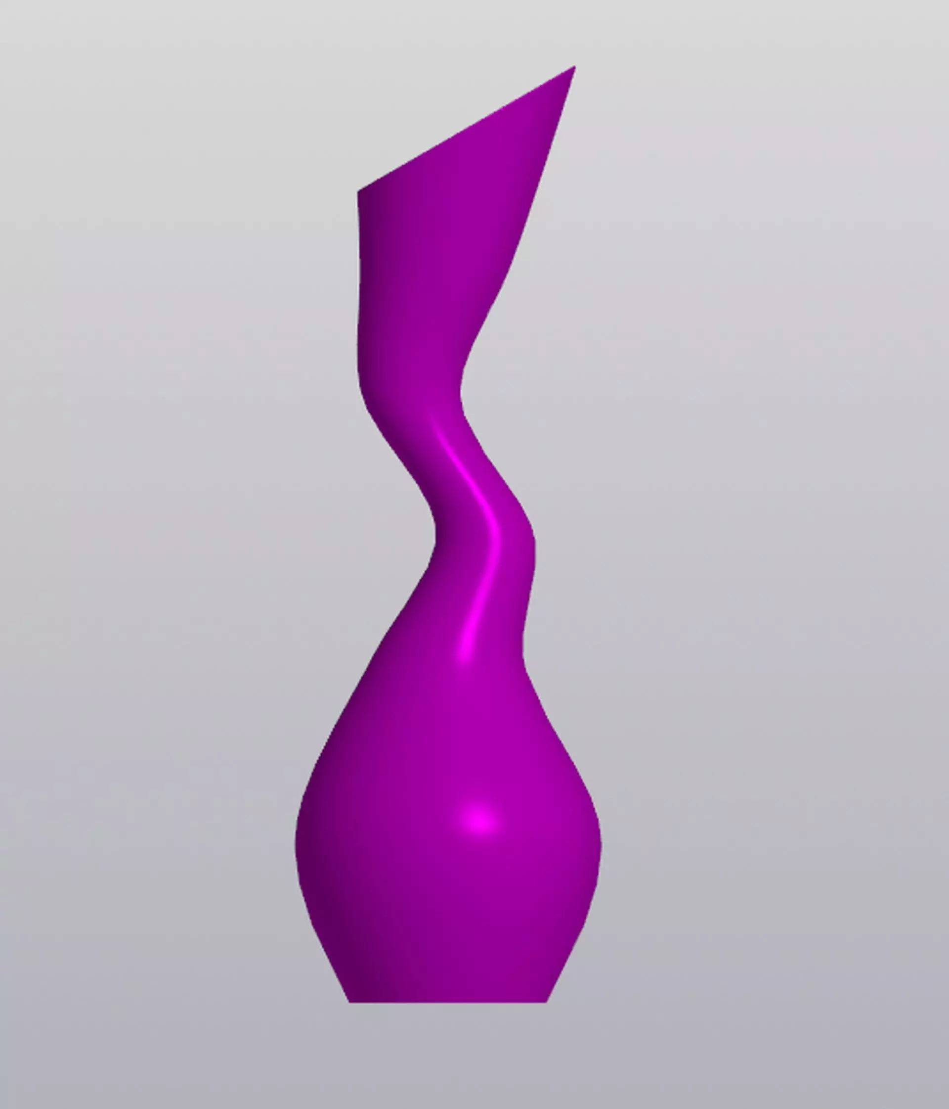 Decorative vase 3D print model_0