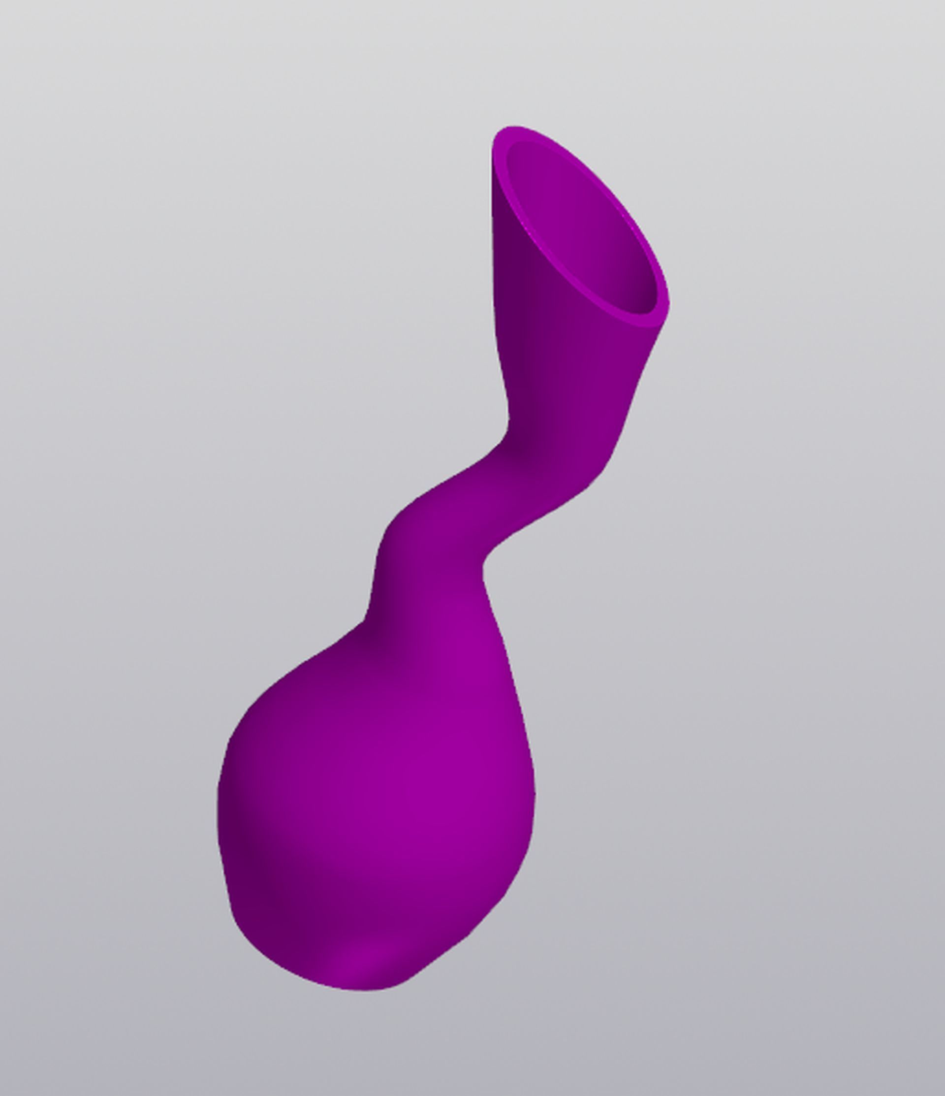 Decorative vase 3D print model_1