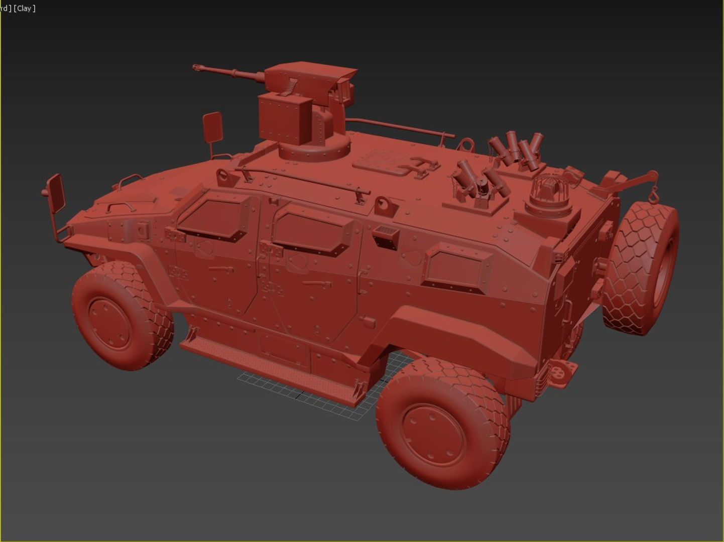 Yoruk Military Armored Vehicle 3D model_10