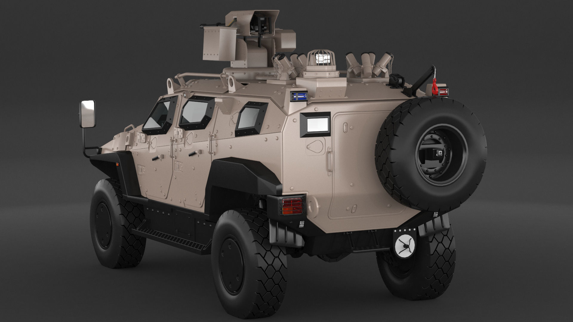 Yoruk Military Armored Vehicle 3D model_3
