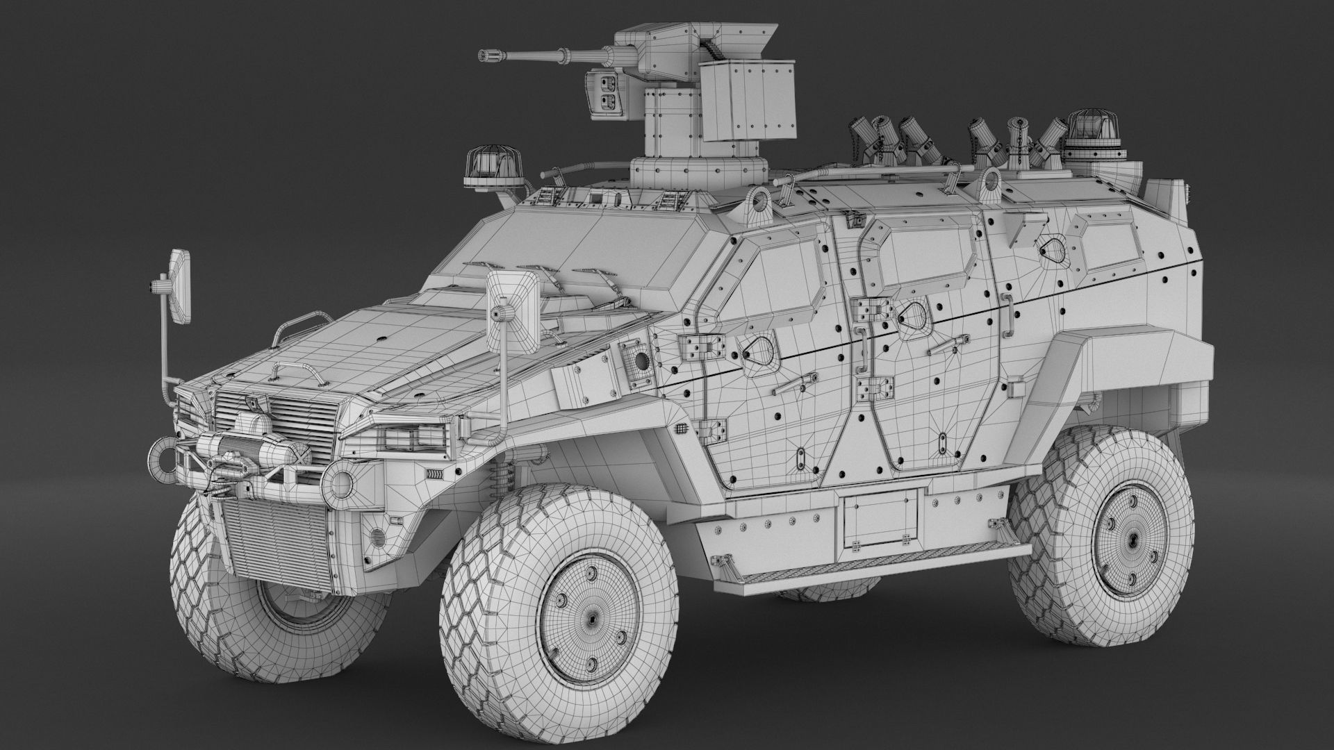 Yoruk Military Armored Vehicle 3D model_7