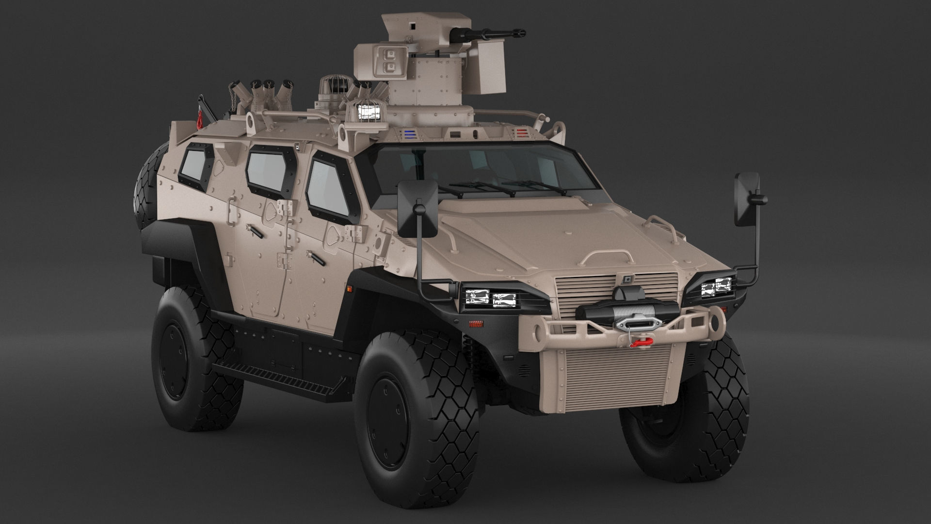 Yoruk Military Armored Vehicle 3D model_2