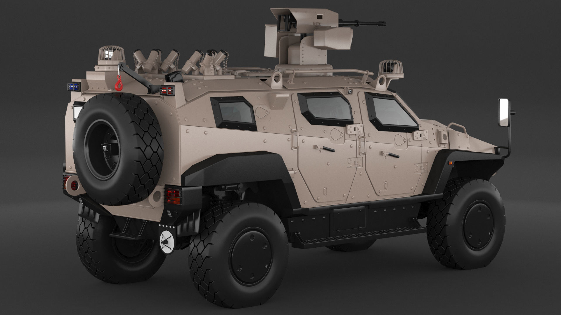 Yoruk Military Armored Vehicle 3D model_1