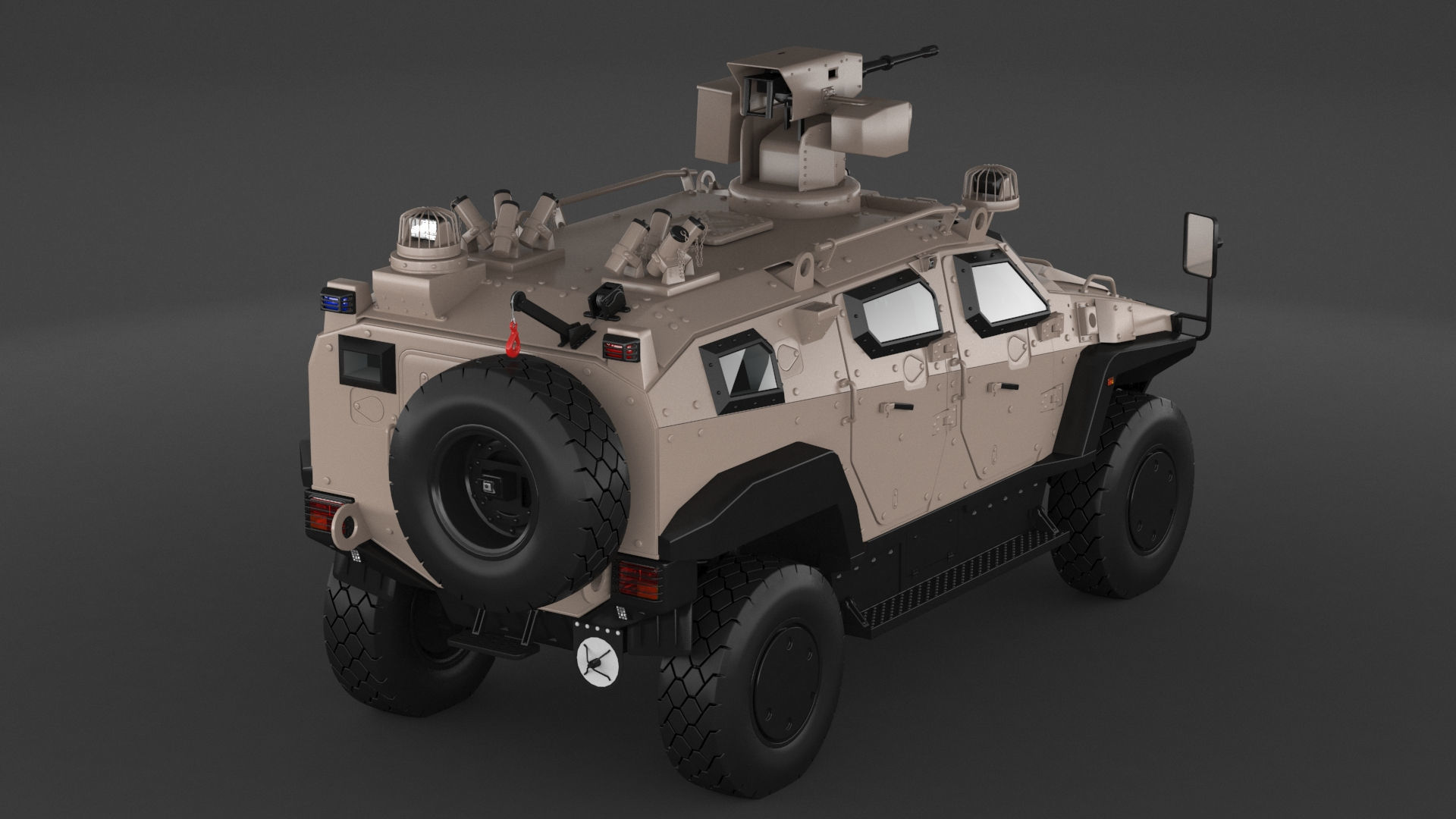 Yoruk Military Armored Vehicle 3D model_6