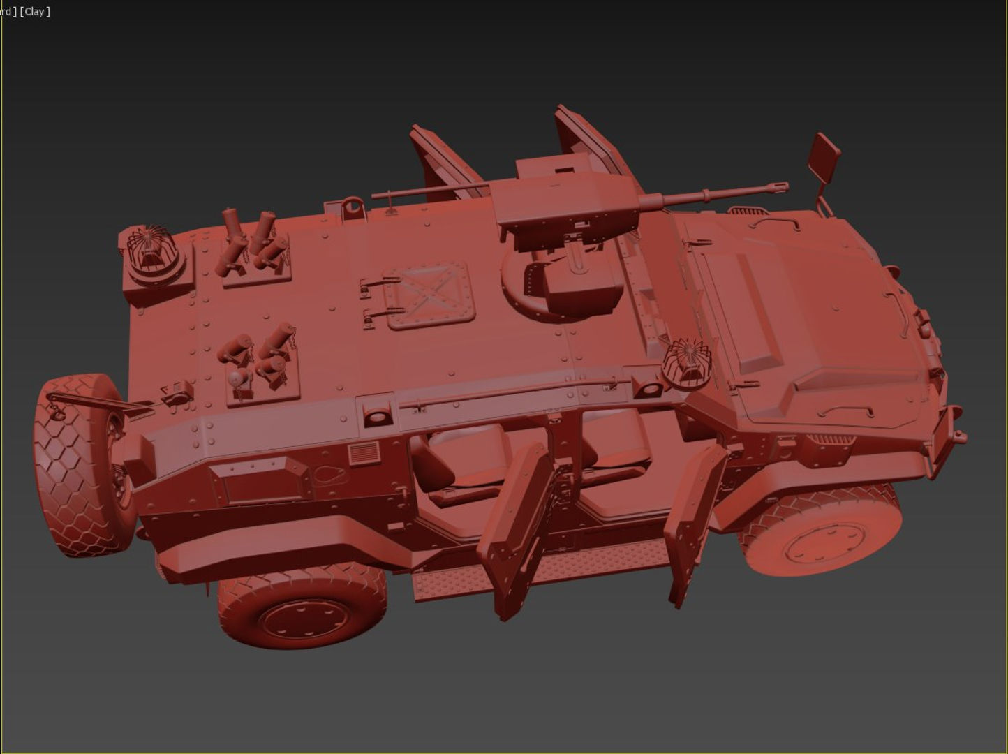 Yoruk Military Armored Vehicle 3D model_11