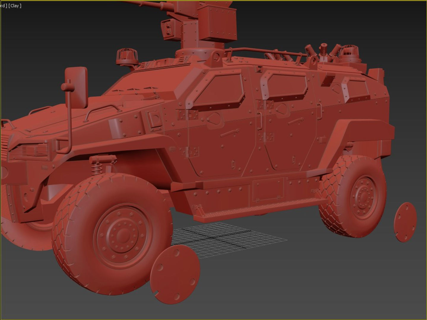 Yoruk Military Armored Vehicle 3D model_13
