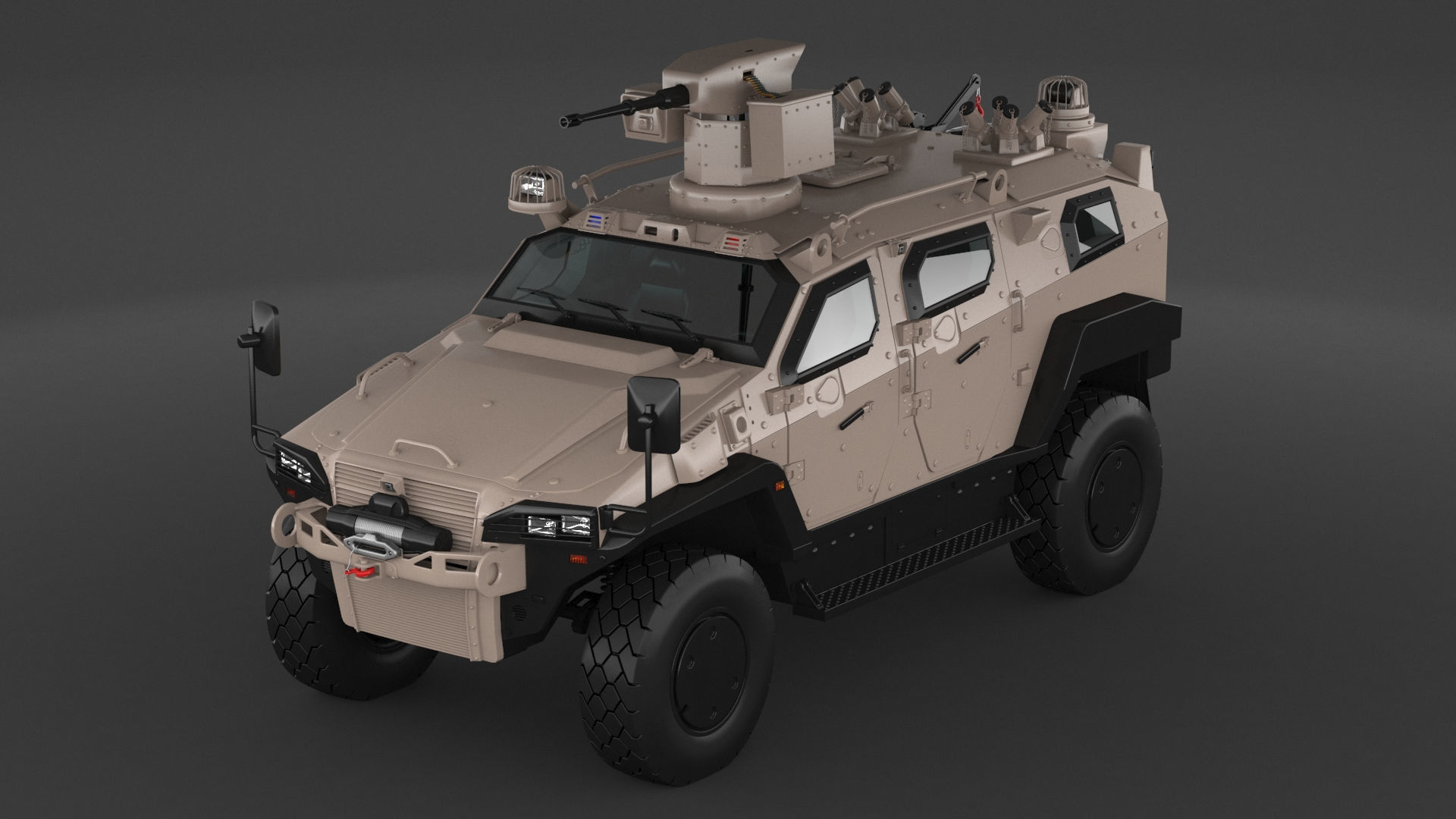 Yoruk Military Armored Vehicle 3D model_5