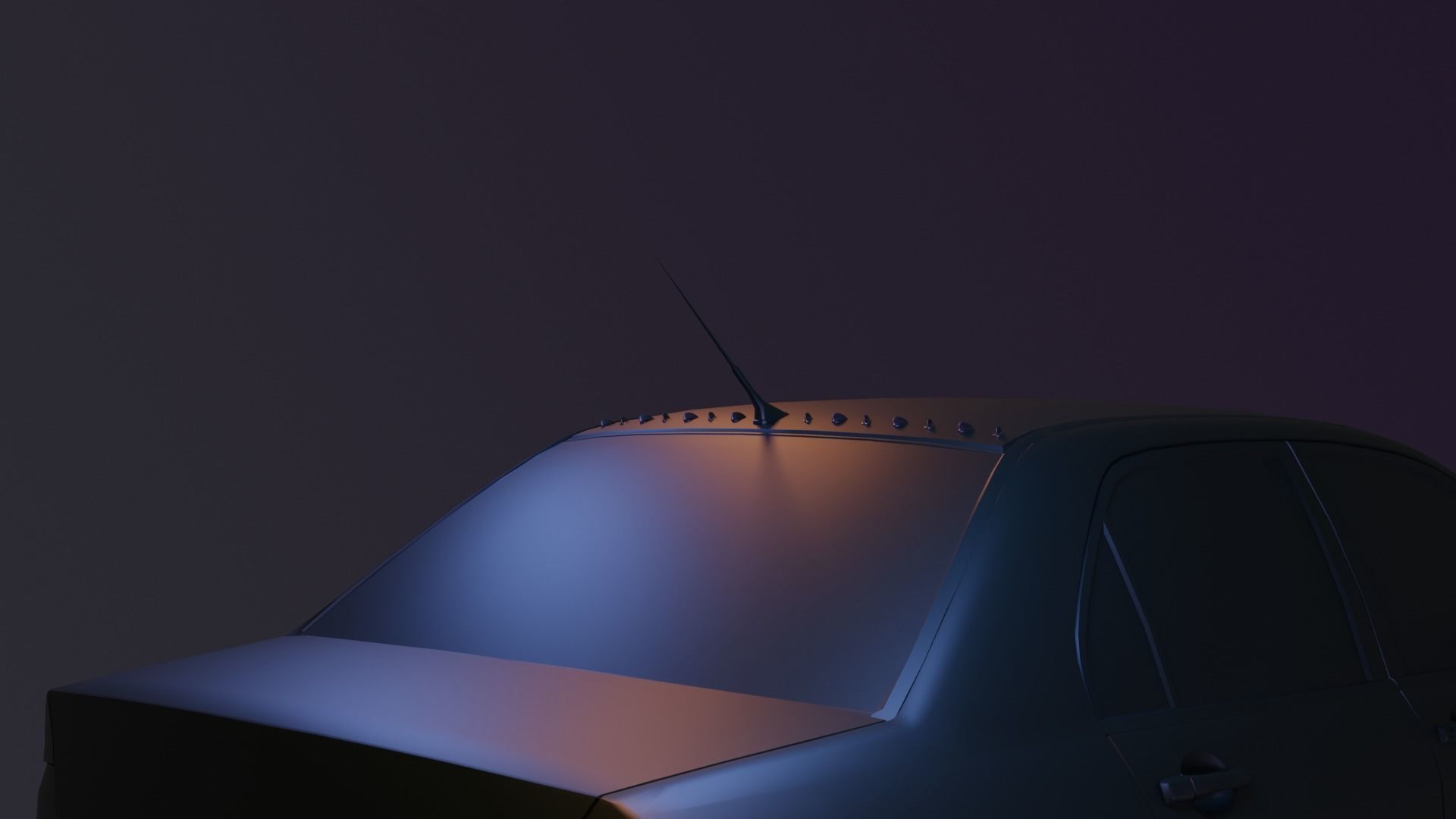 Vortex generator 3d printable Mitsubishi Lancer EVO alternative 3D print model_4