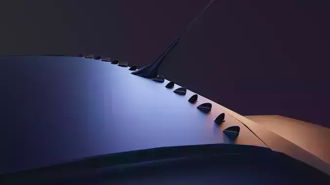 Vortex generator 3d printable Mitsubishi Lancer EVO alternative 3D print model