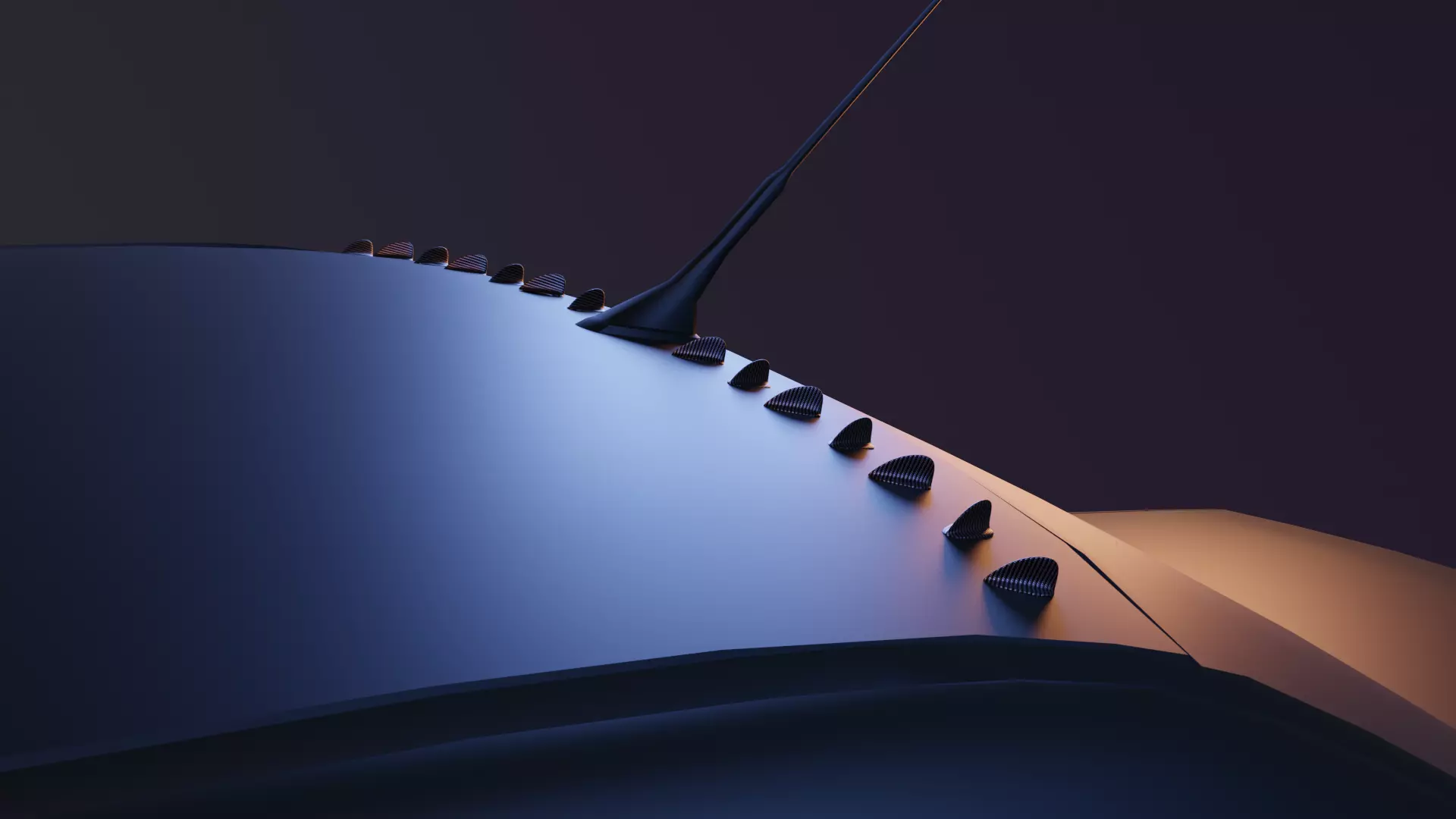 Vortex generator 3d printable Mitsubishi Lancer EVO alternative 3D print model_0