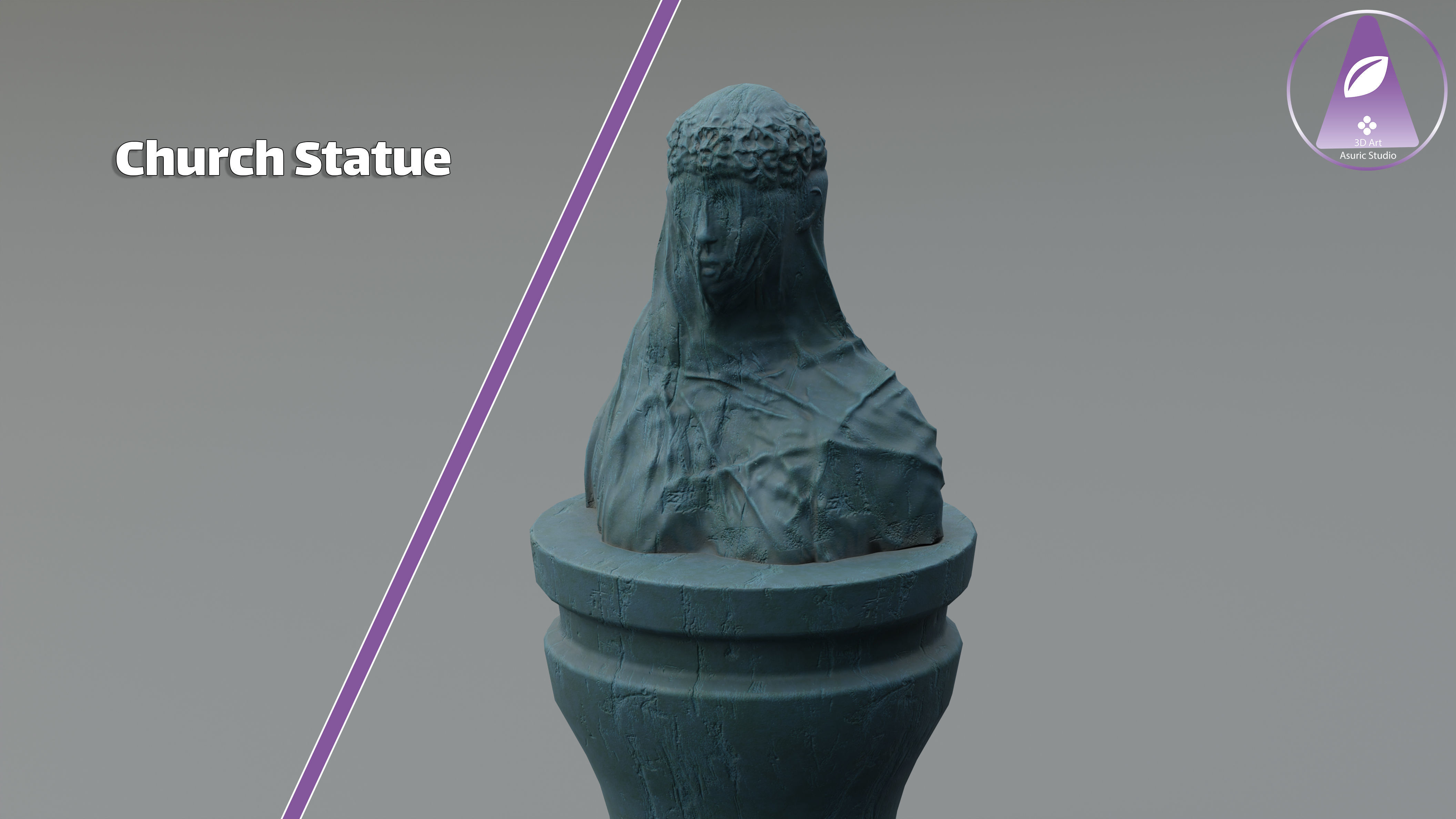 Church Asset Pack Low-poly 3D model_4