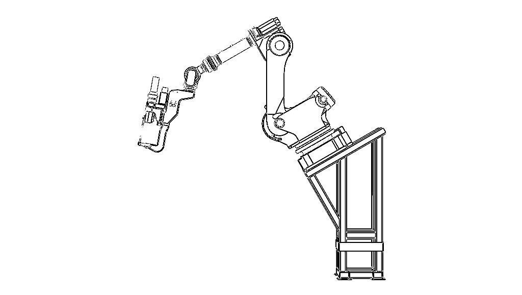Elevated Welding Robot Free 3D model_5