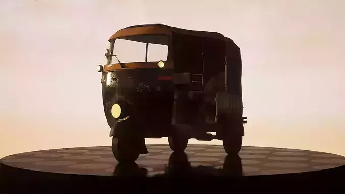 Egyptian Tuktuk 3D model