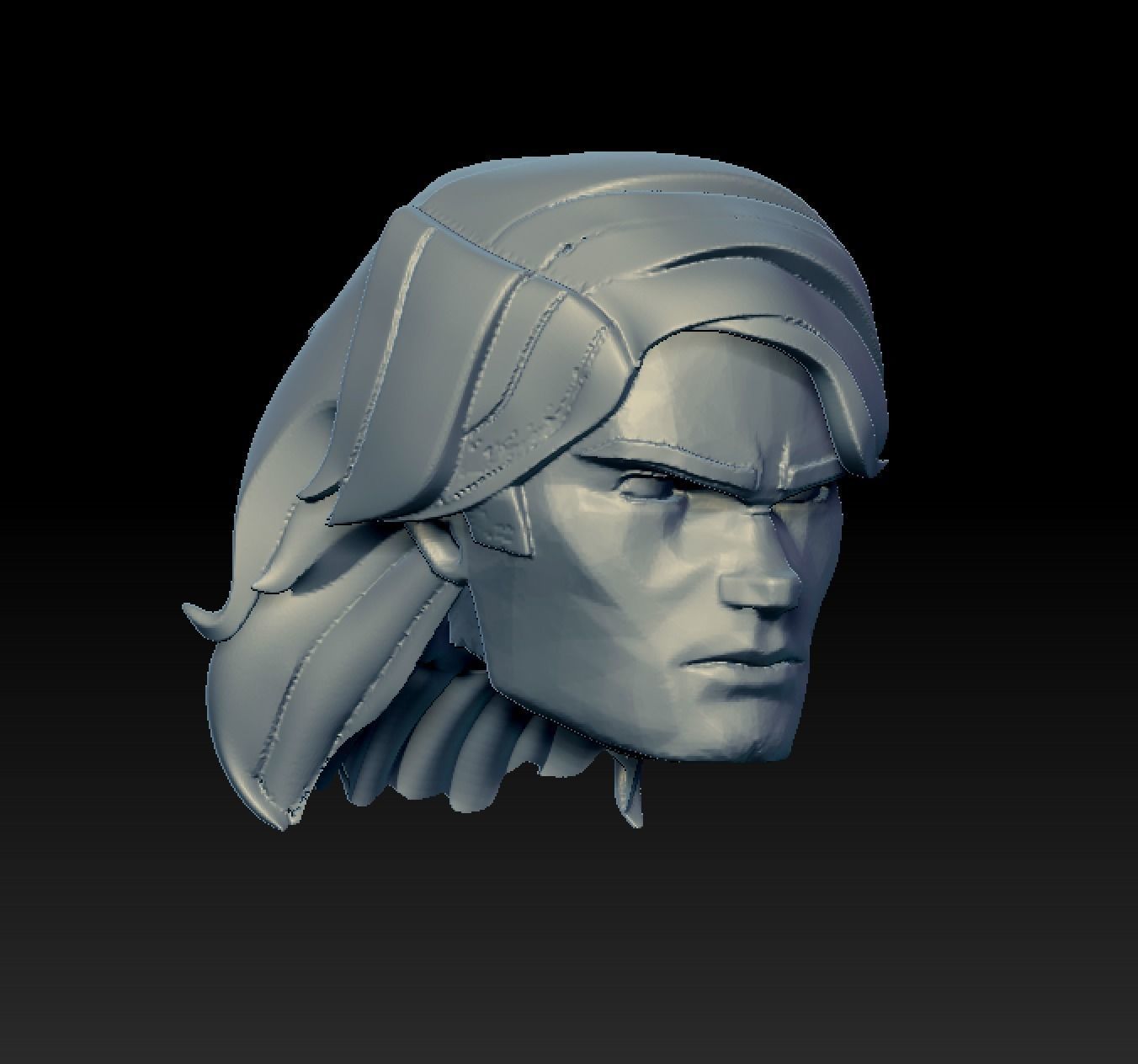 Clone Wars Anakin Head 3D print model_2