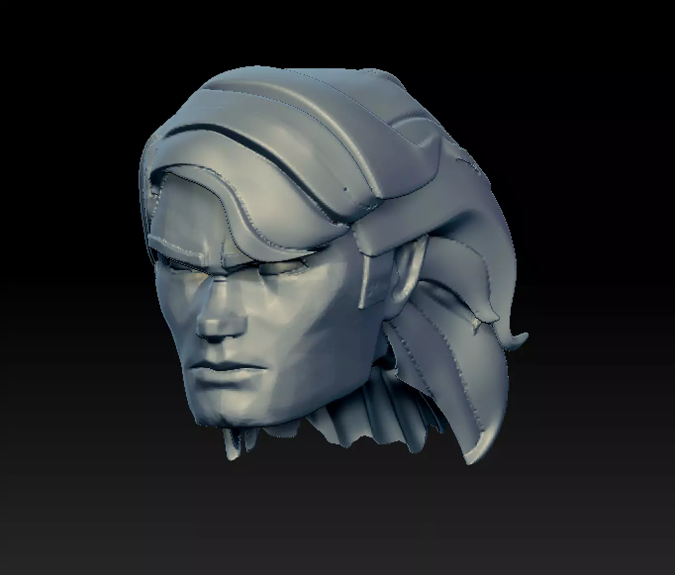 Clone Wars Anakin Head 3D print model_0