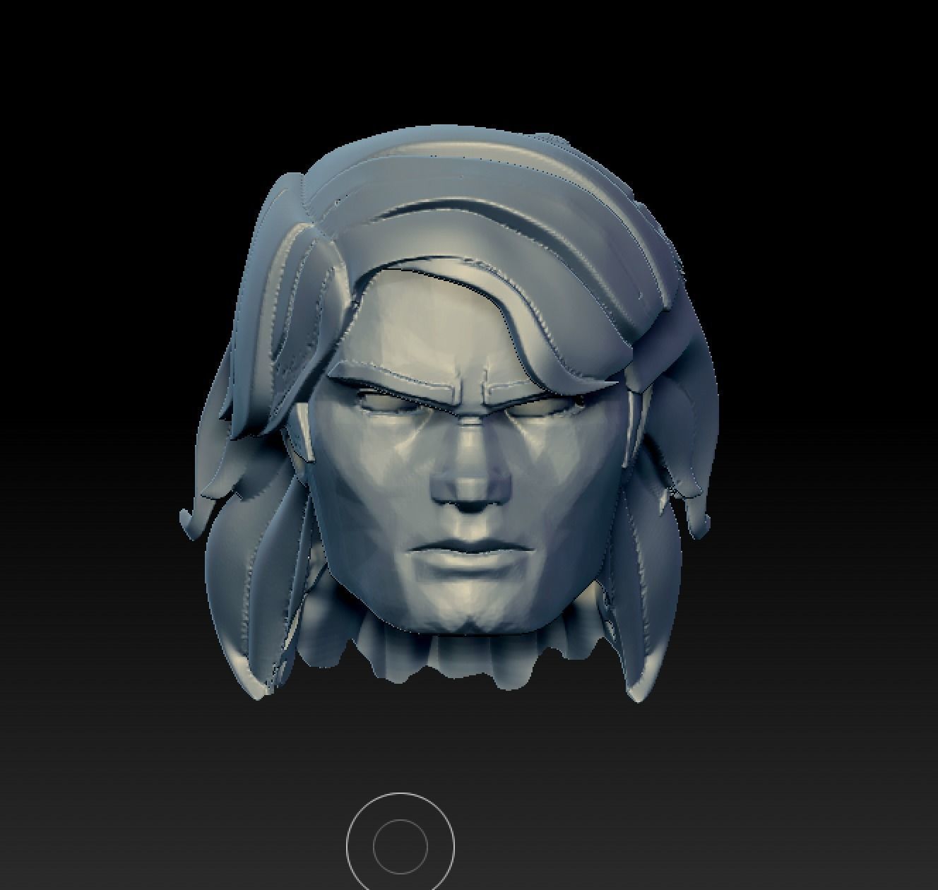 Clone Wars Anakin Head 3D print model_1