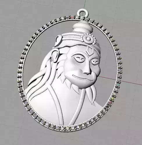 Hanmanji pendent