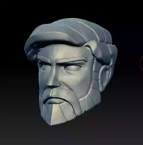 Clone Wars Obiwan 3D print model