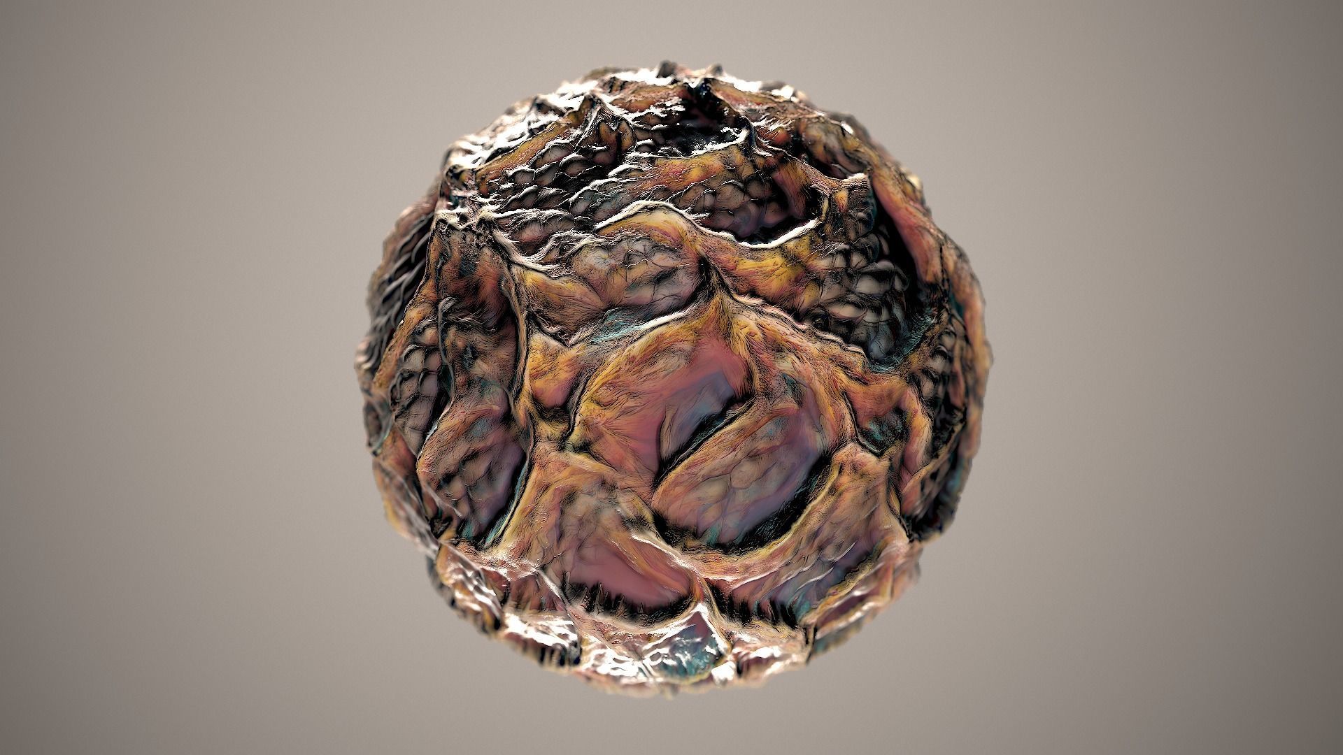 10 Materials Skin Dragon Seamless PBR Volume 9 Texture_3