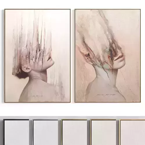 Plaster Two Photo Frame 102