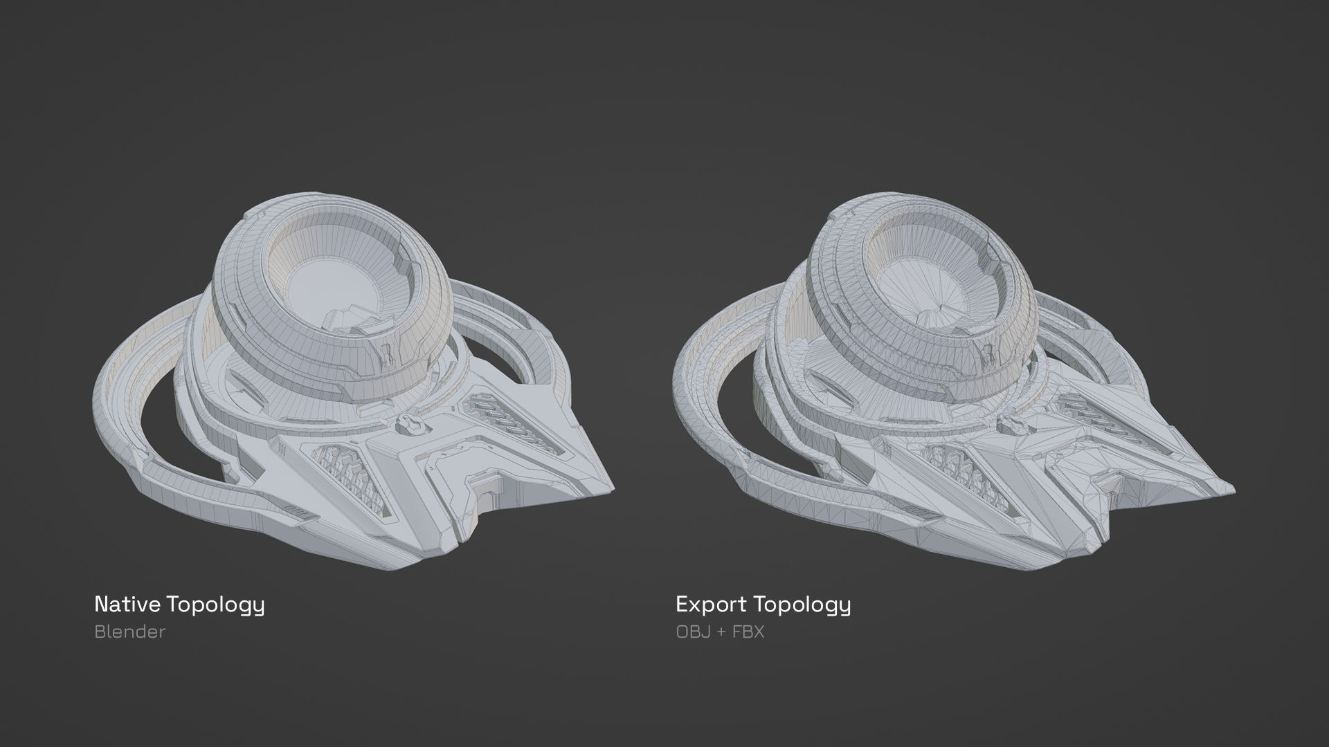 Epic Sci-Fi Hard Surface Sci Fi Buildings and Assets 3D Kit 3D model ...