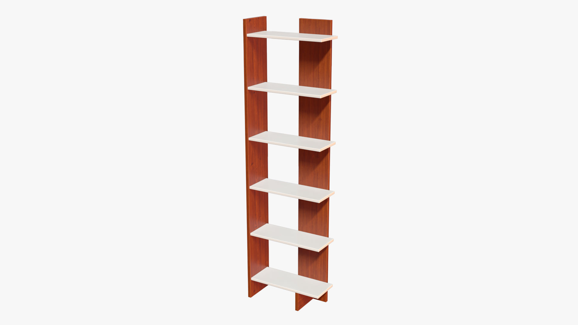 Shelving Collection bookcase made of metal and wood 3D model_15