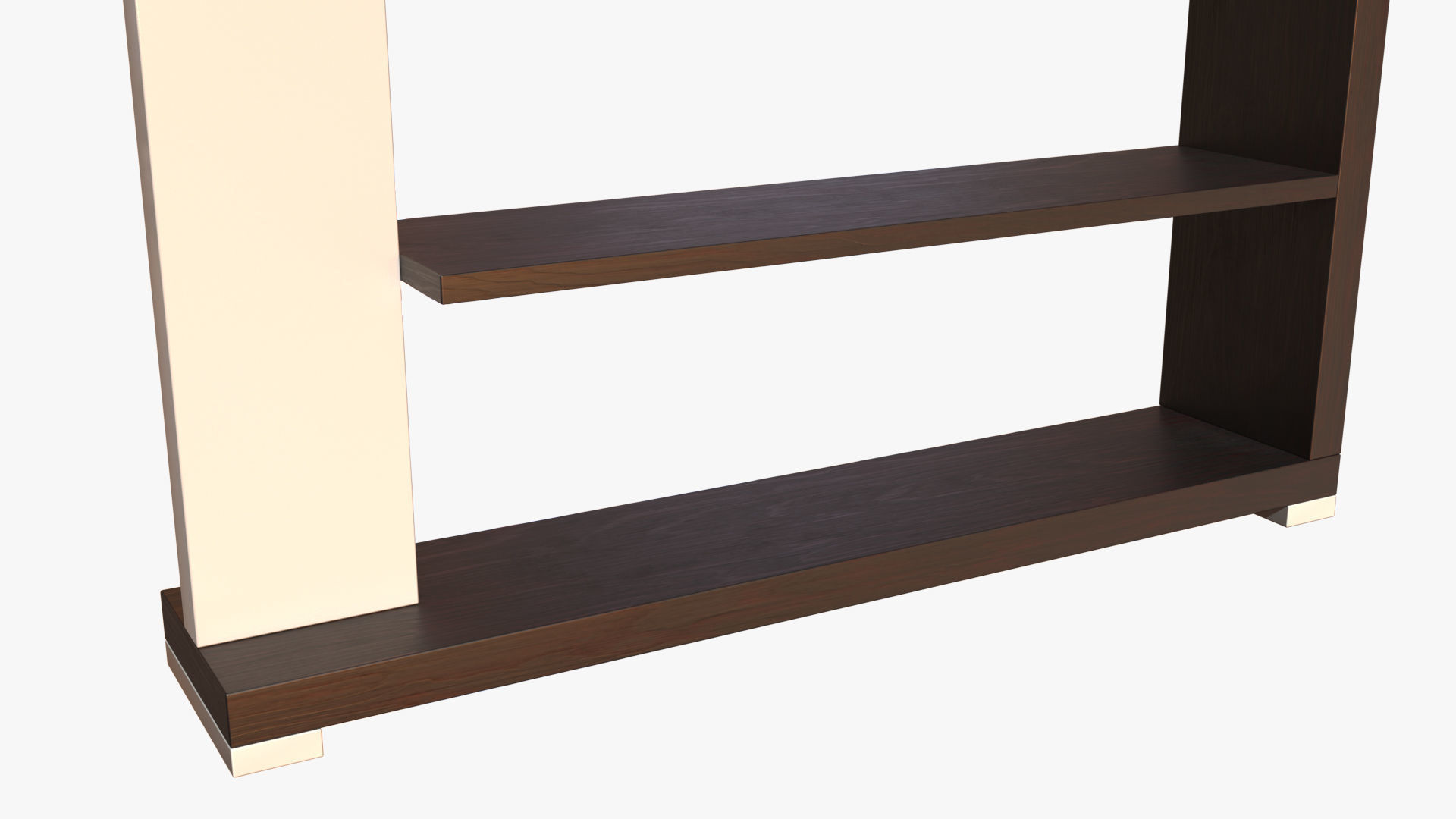 Shelving Collection bookcase made of metal and wood 3D model_14