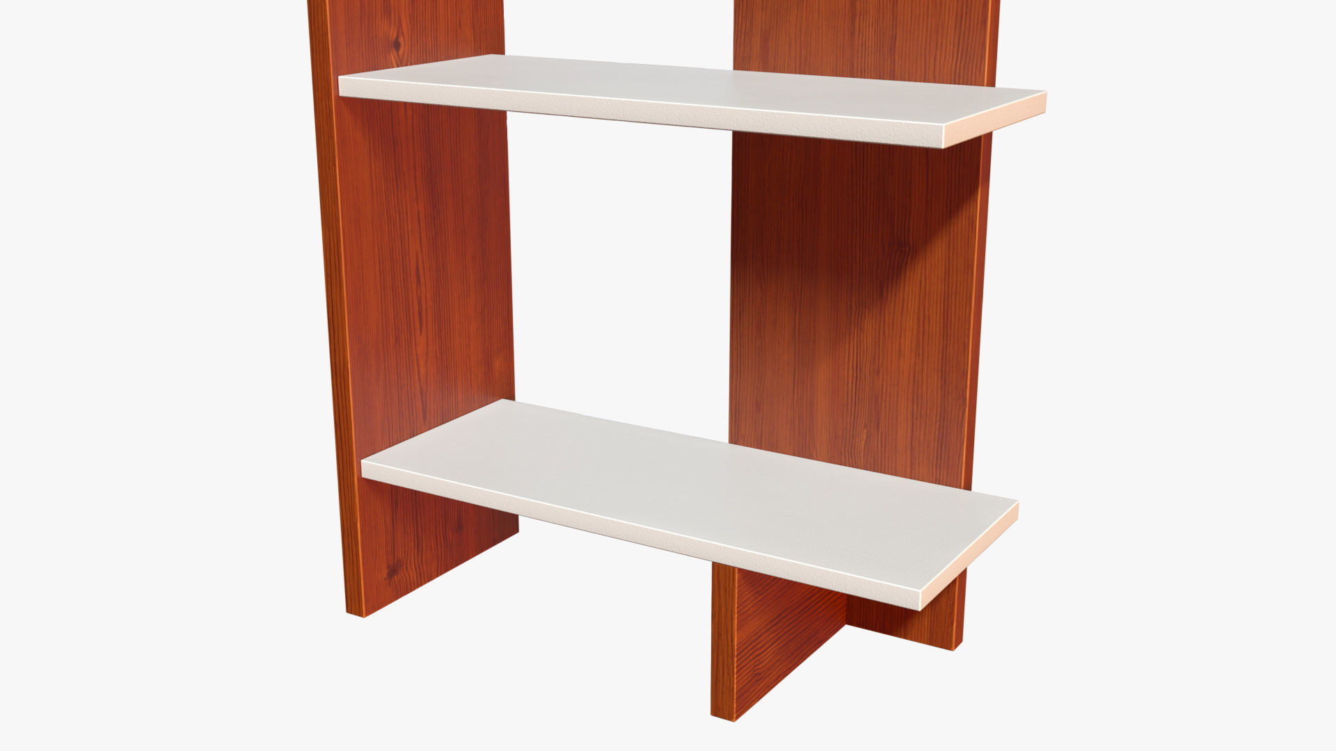 Shelving Collection bookcase made of metal and wood 3D model_16
