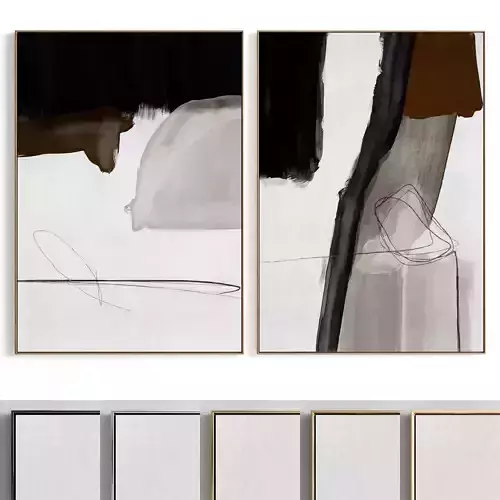 Plaster Two Photo Frame 104