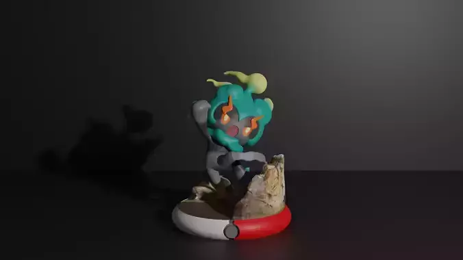 Marshadow pokemon 3D print model 3D print model