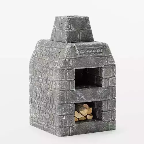 Oven - Medieval Stone Stove
