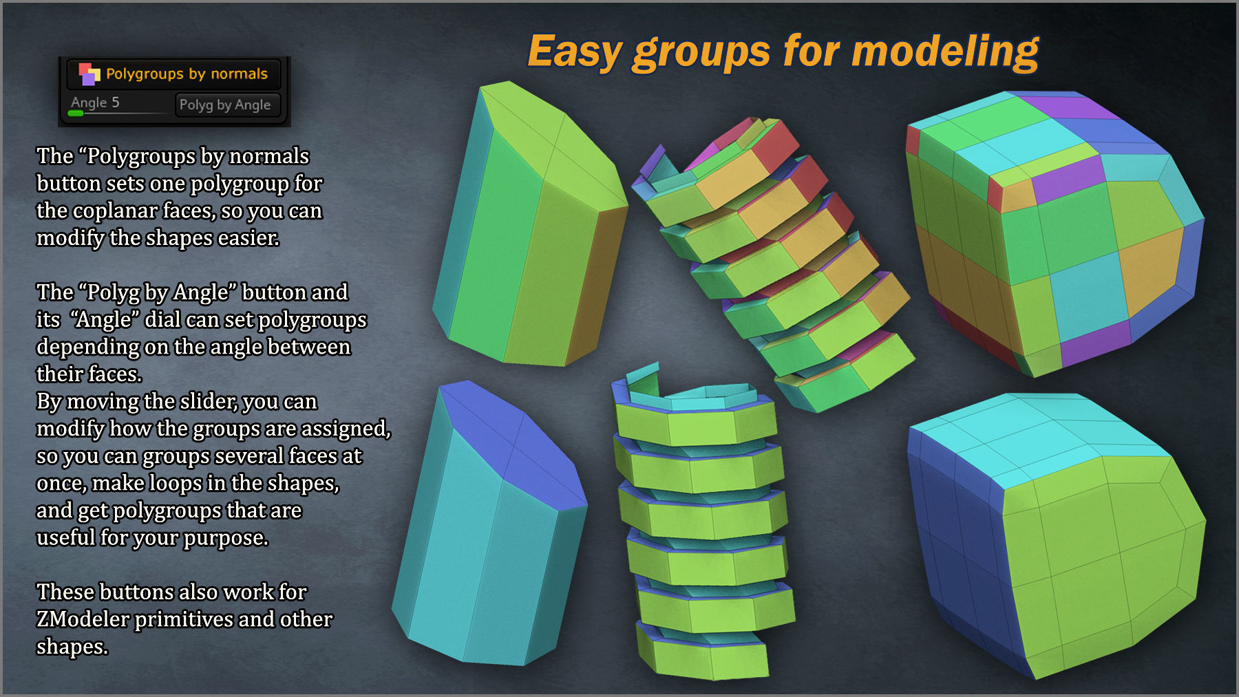 Power Shapes ZBrush Plugin 3D model_4