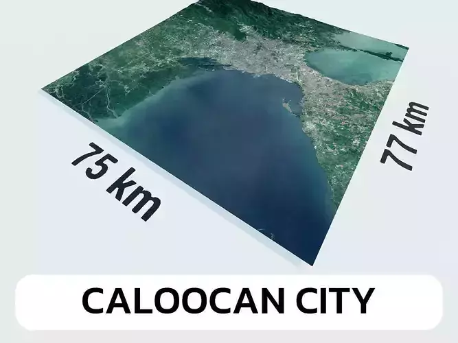 Caloocan City Philippines City Landscape 3D Model