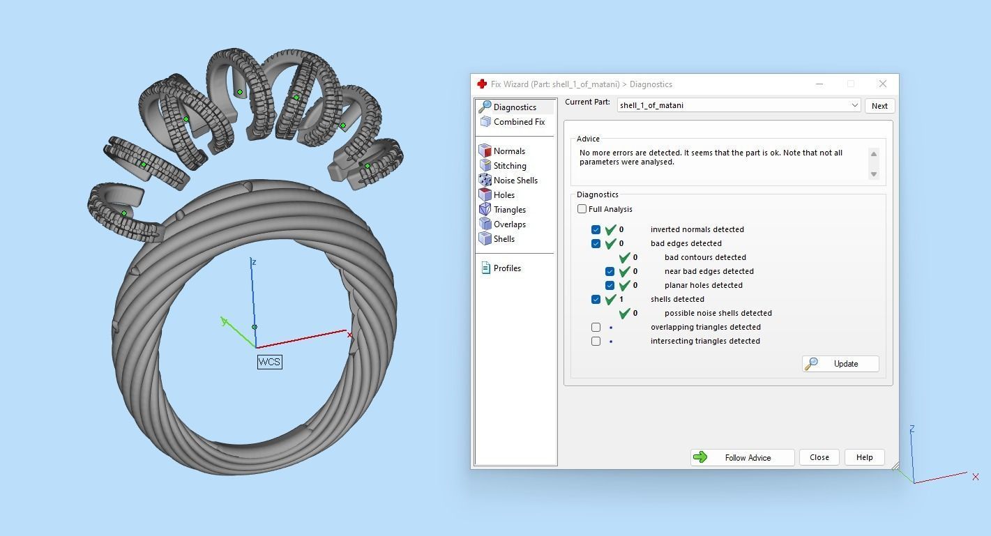 Braid ring 3D print model_5