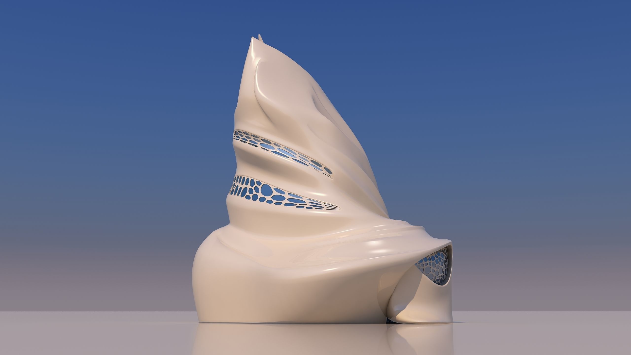 0134 - Futuristic House 3D model_4