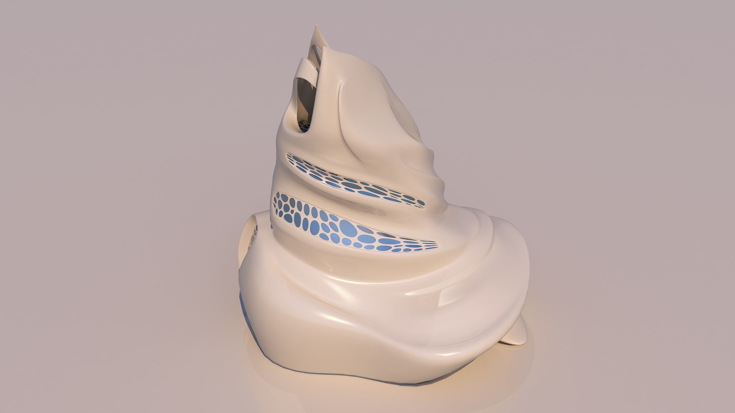 0134 - Futuristic House 3D model_8