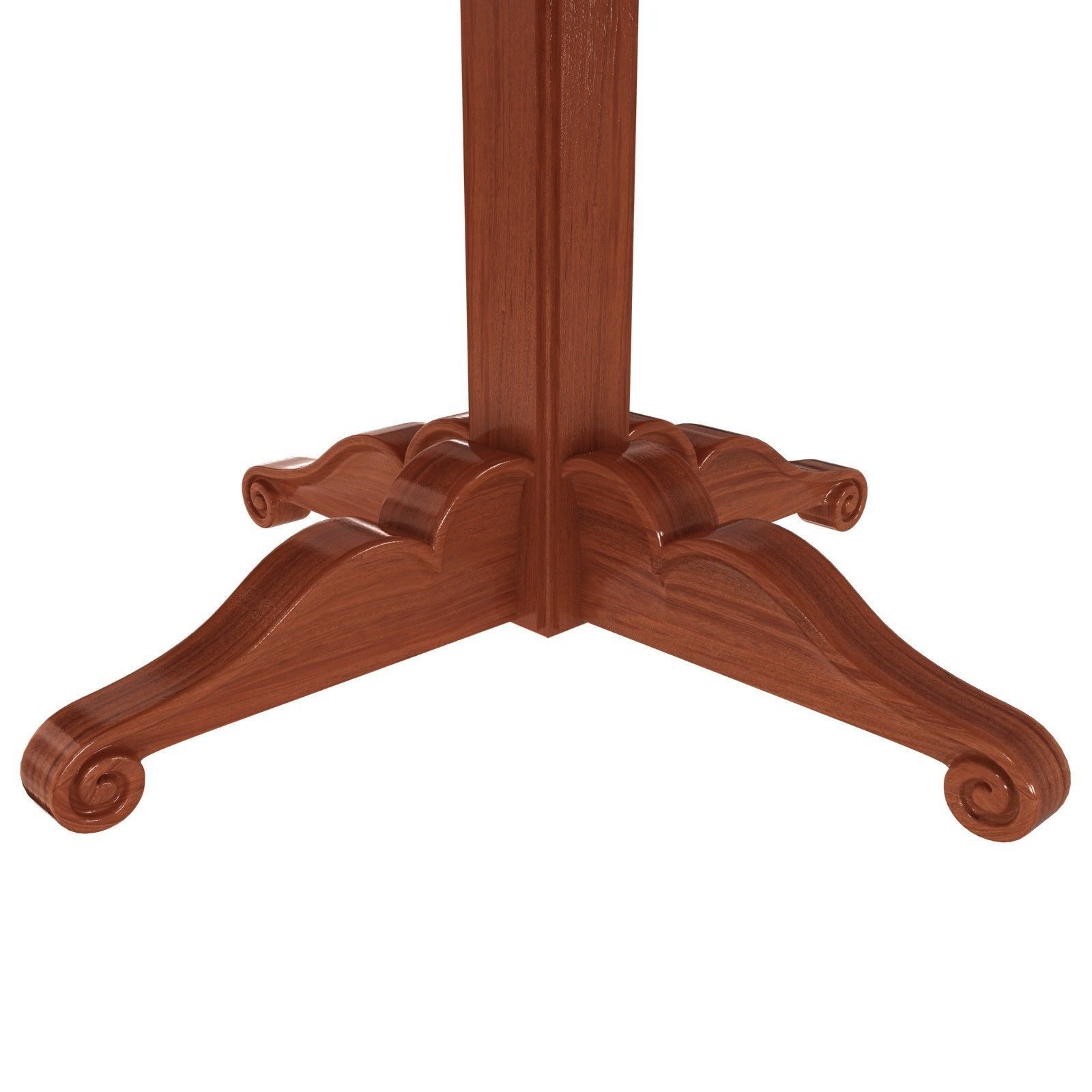 Custom made classic round dining table 3D model_3