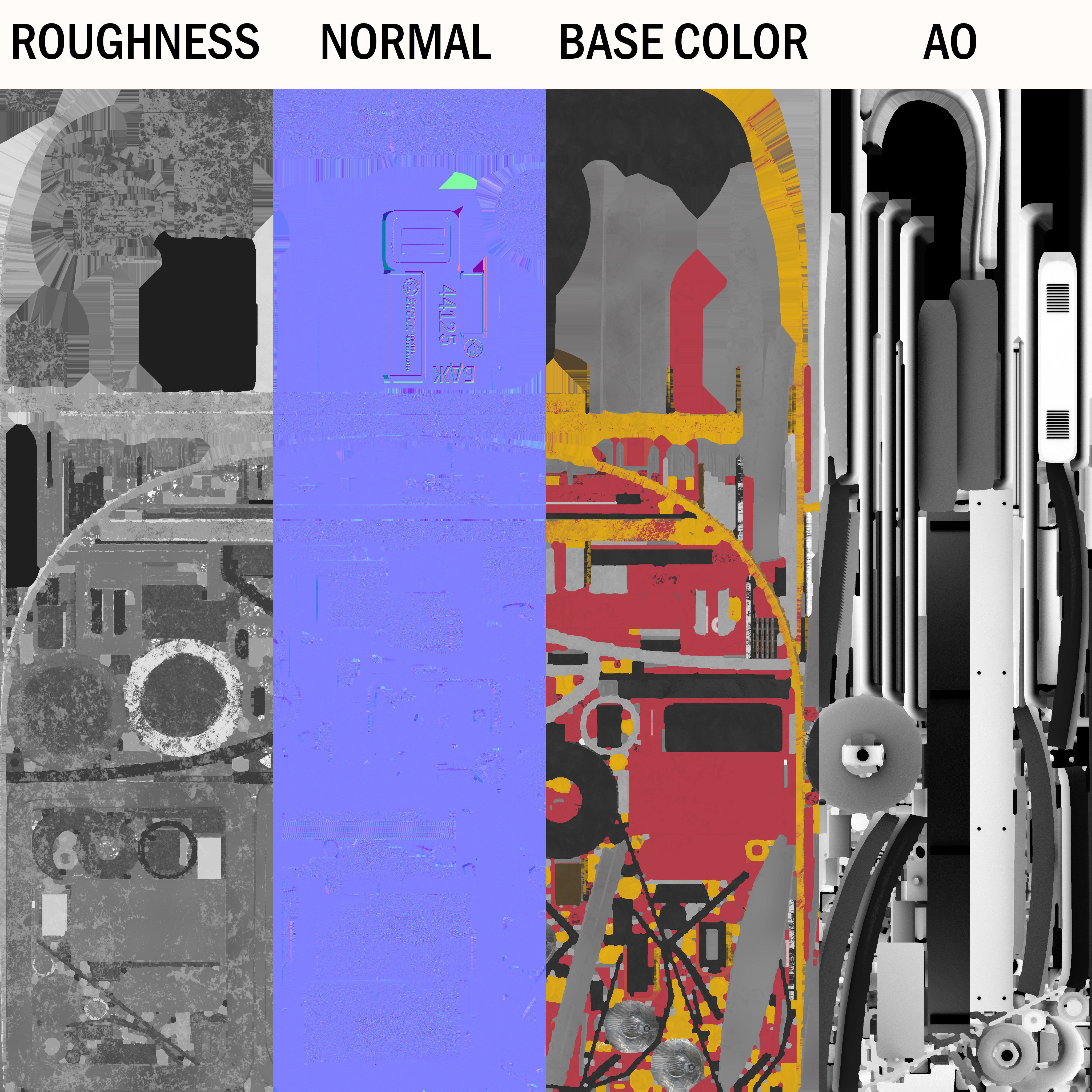 Bulgarian Railways Skoda 68E Low-poly 3D model_9
