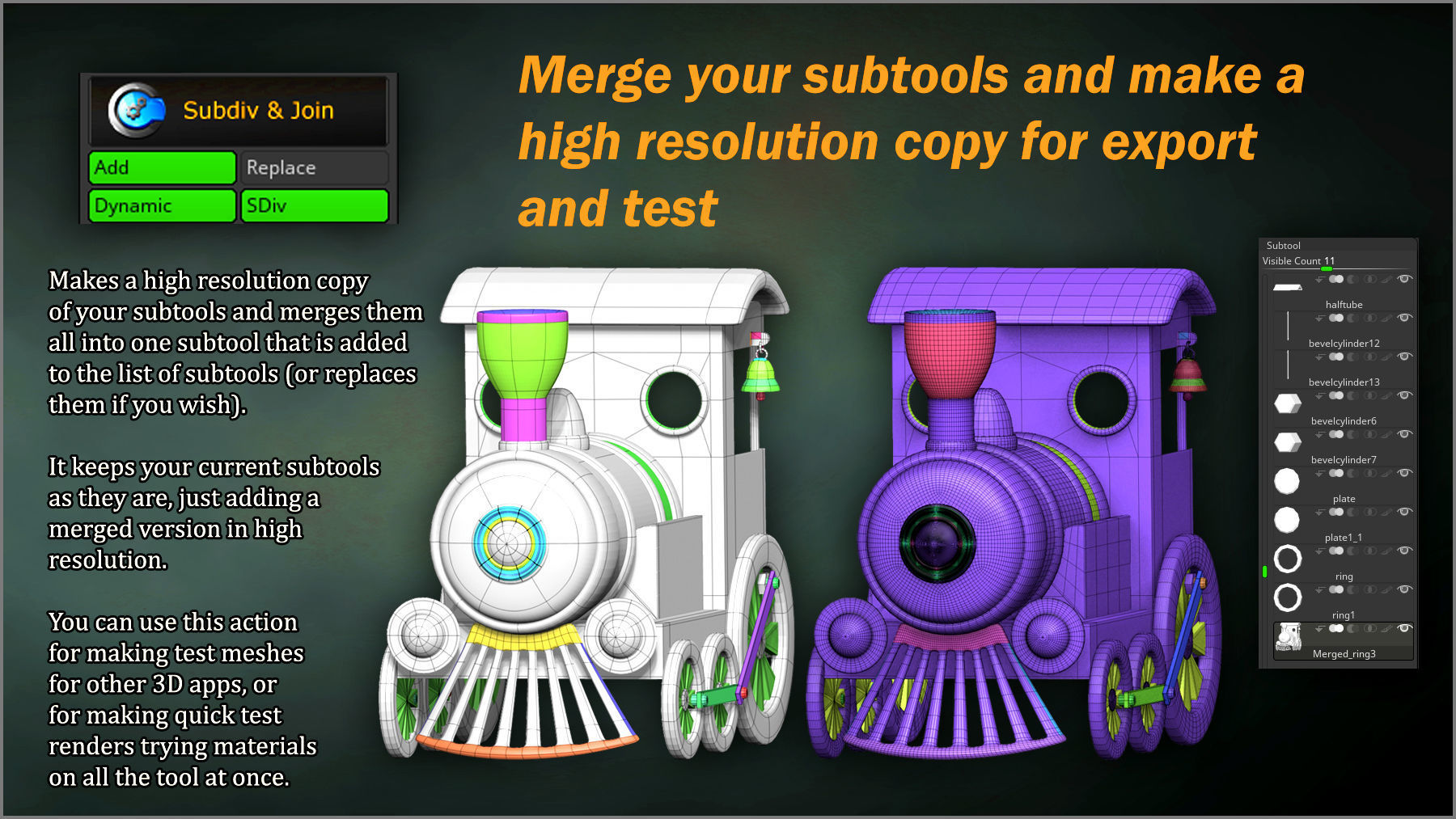 Easy Actions ZBrush Plugin 3D model_7