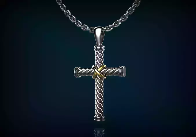 David Yurman cross  4 size