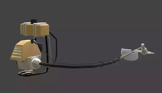 Lawn Mower Grass Cutter Grass Trimmer Mesin Rumput 3D model