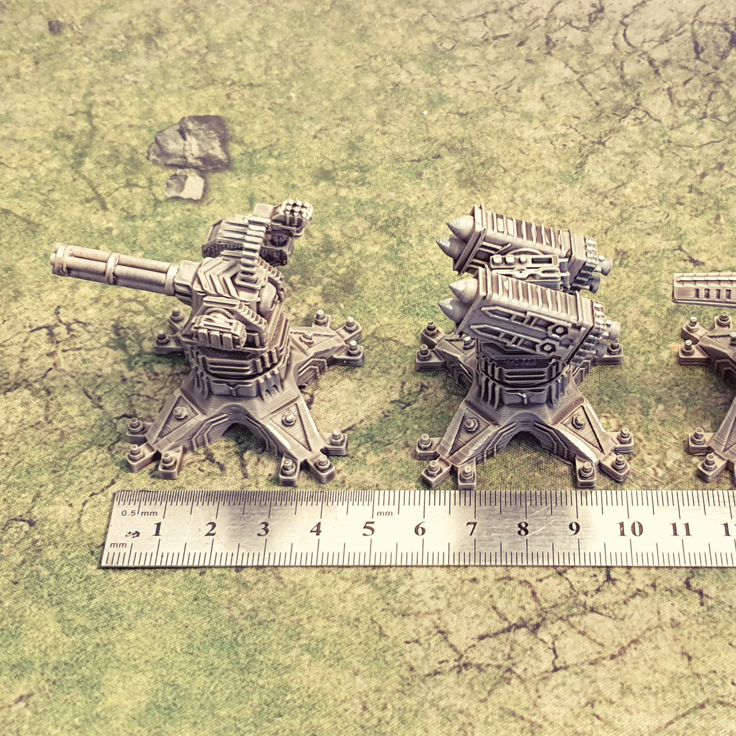 Defence turret 3D model_3