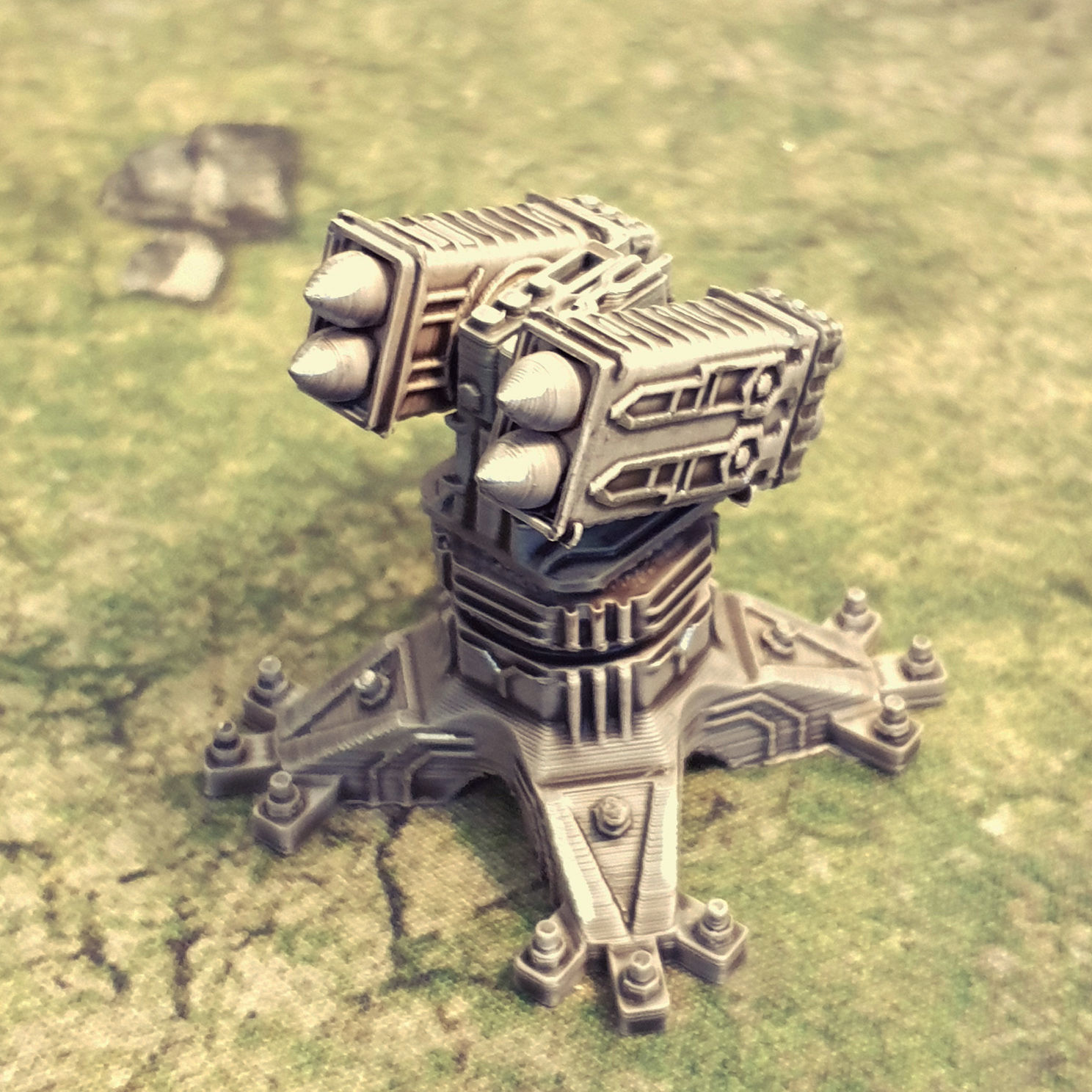 Defence turret 3D model_4