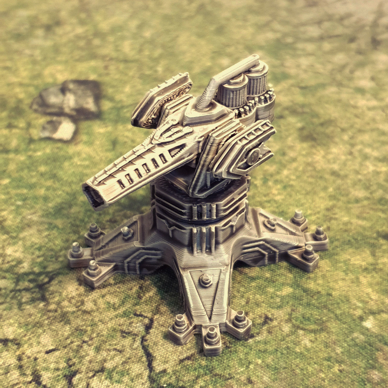 Defence turret 3D model_6