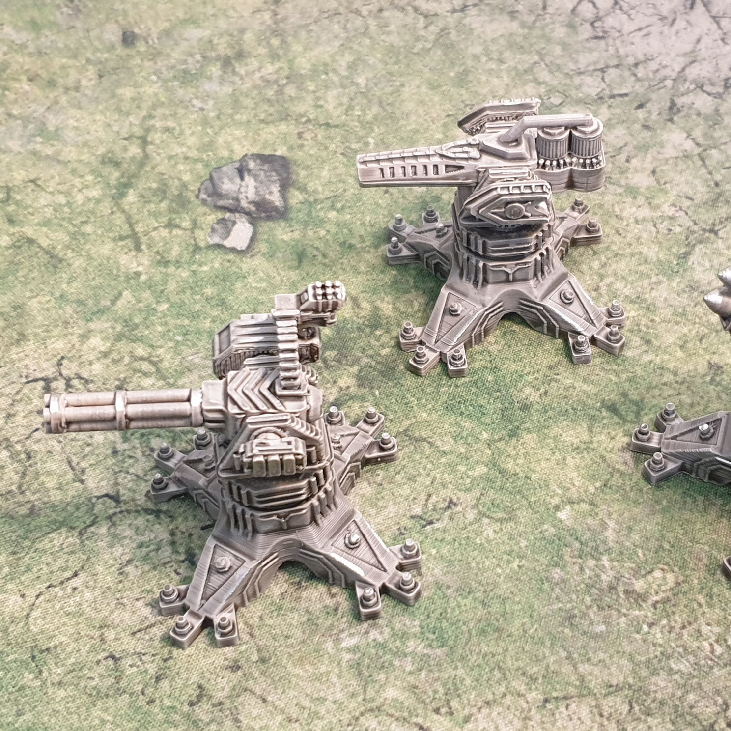 Defence turret 3D model_1