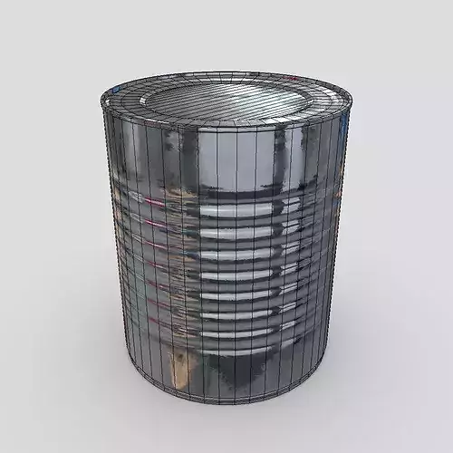 Tin Can 5 3D model 2
