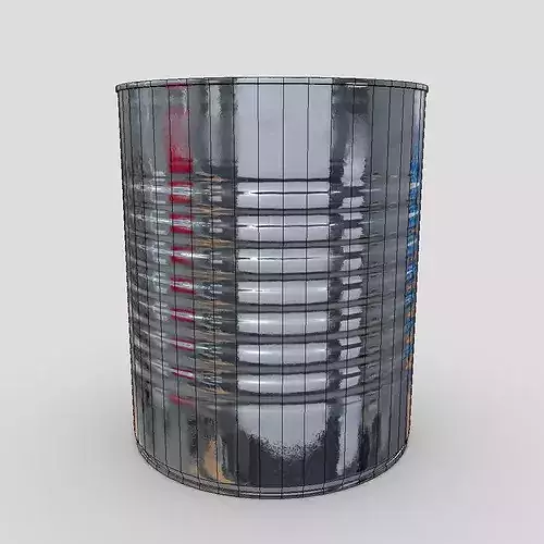 Tin Can 5 3D model 4